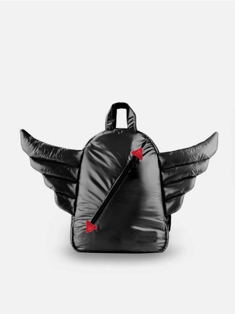 7 AM Enfant black puffer wing backpack NWT